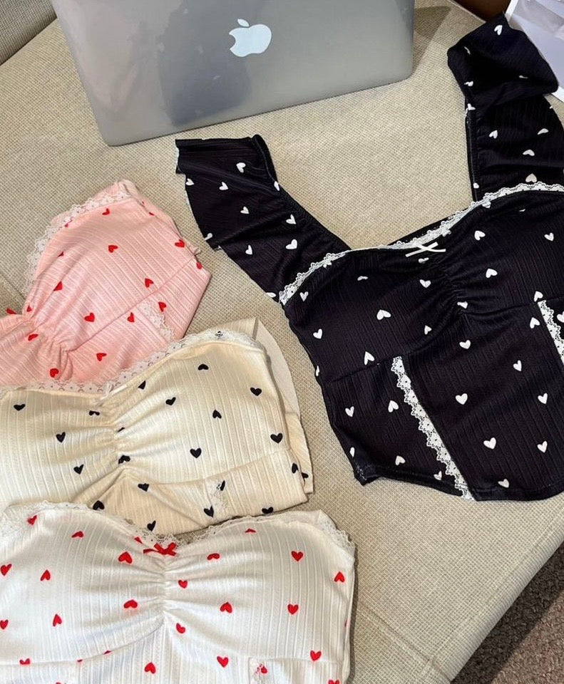 Flying Love Padded Croptop