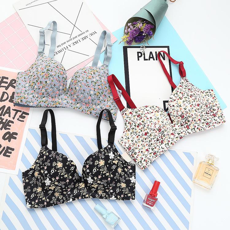 Floral High Quality adjustable breathable Bra