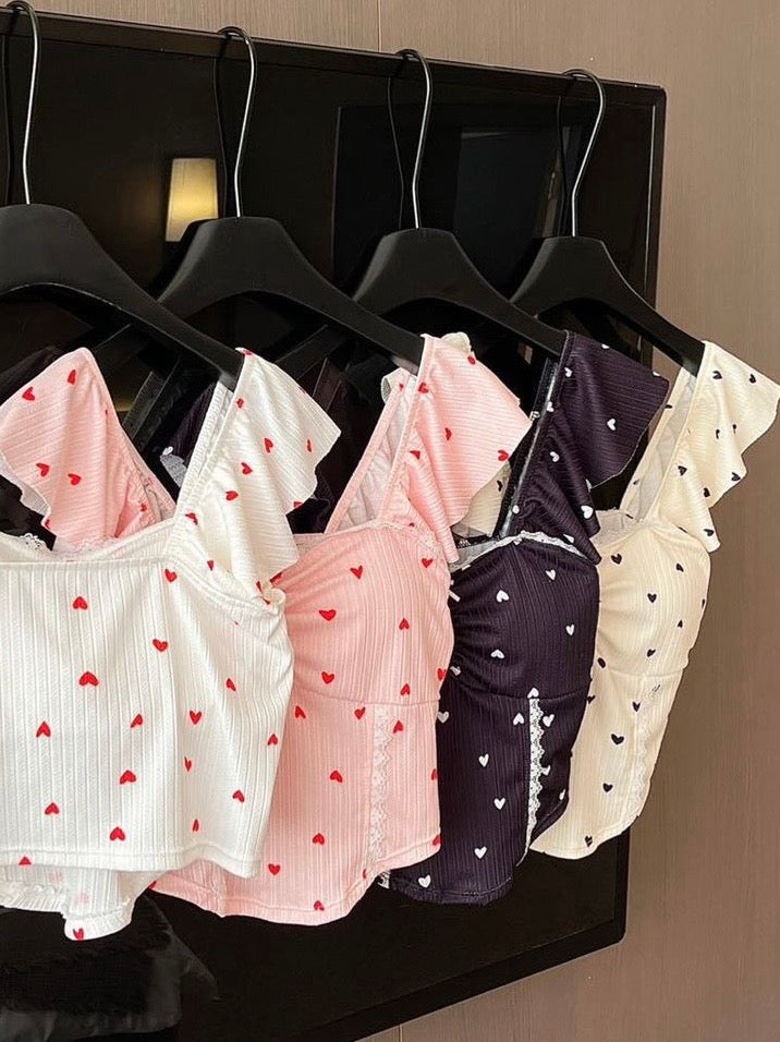 Flying Love Padded Croptop