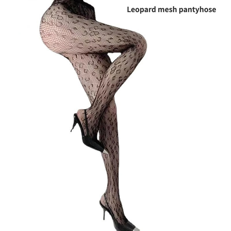 Erotic Leopard Print Woman Legging