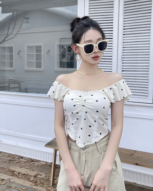 Flying Love Padded Croptop