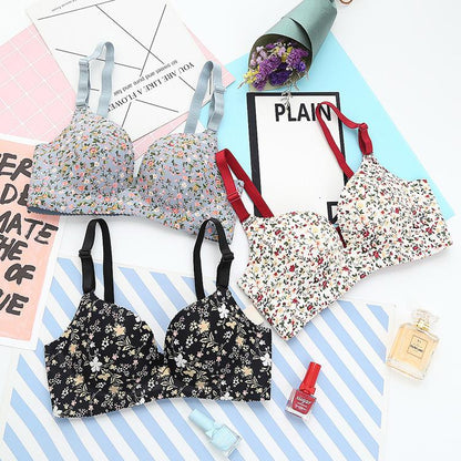 Floral High Quality adjustable breathable Bra
